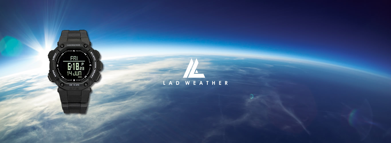 altimeter,barometer and GPS etc with LADWEATHER watch